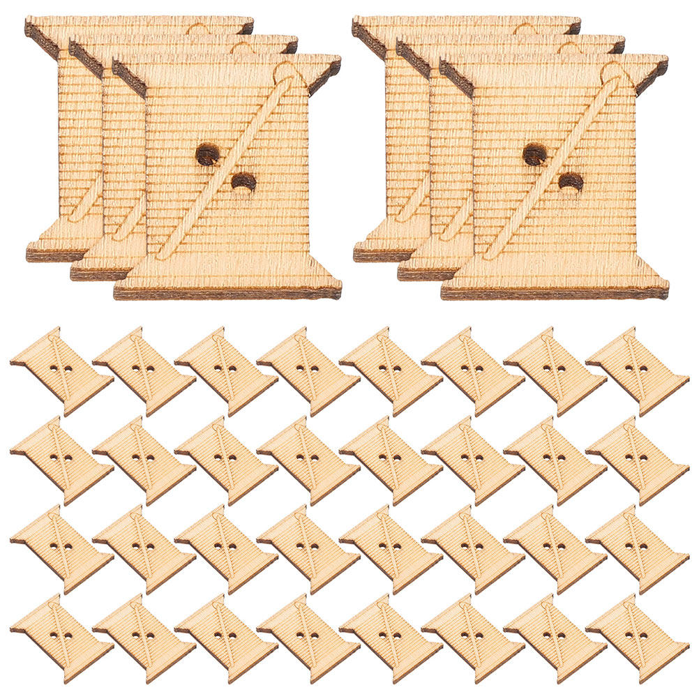 Woodworking Hobbies - 100 Pezzi Bobine in Legno per