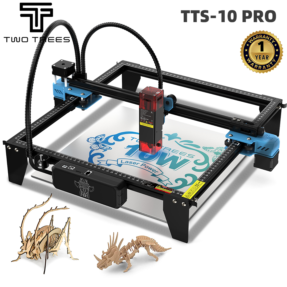 Woodworking Logo - TWOTREES TTS-10 Pro Incisore laser Stampante