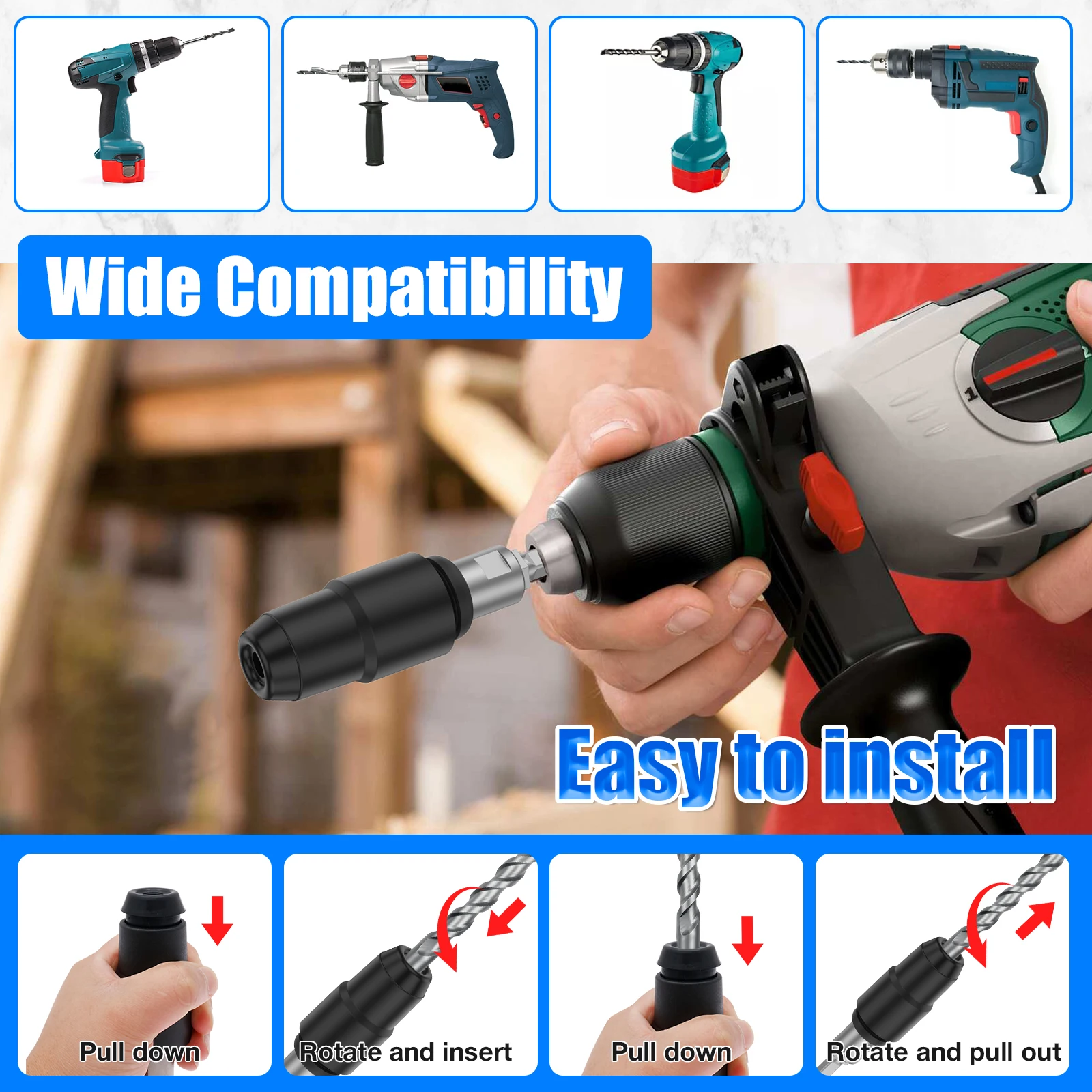 Adattatore SDS Plus a SDS Max  - Woodworking Hammer recensione e prezzo
