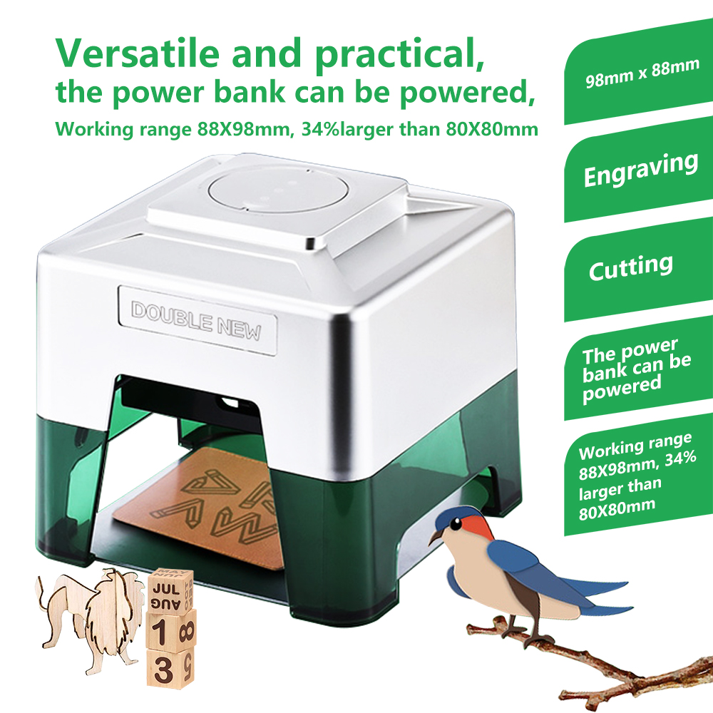 Mini Incisore Laser 3W Portati - Woodworking Logo recensione e prezzo