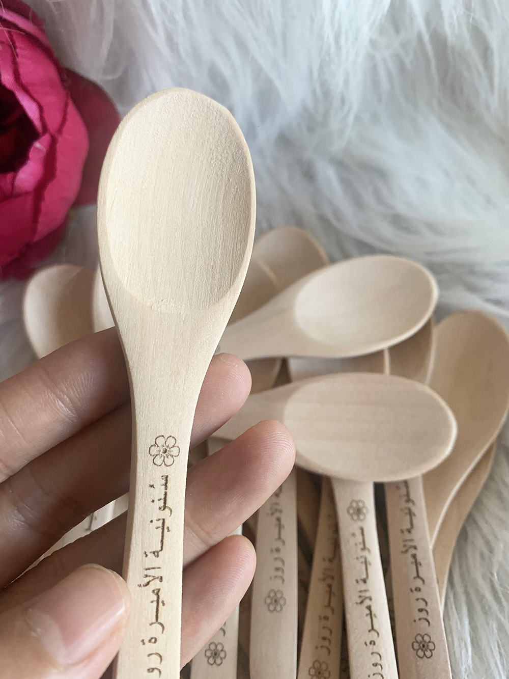 Cucchiaino in legno con logo p - Woodworking Logos recensione e prezzo