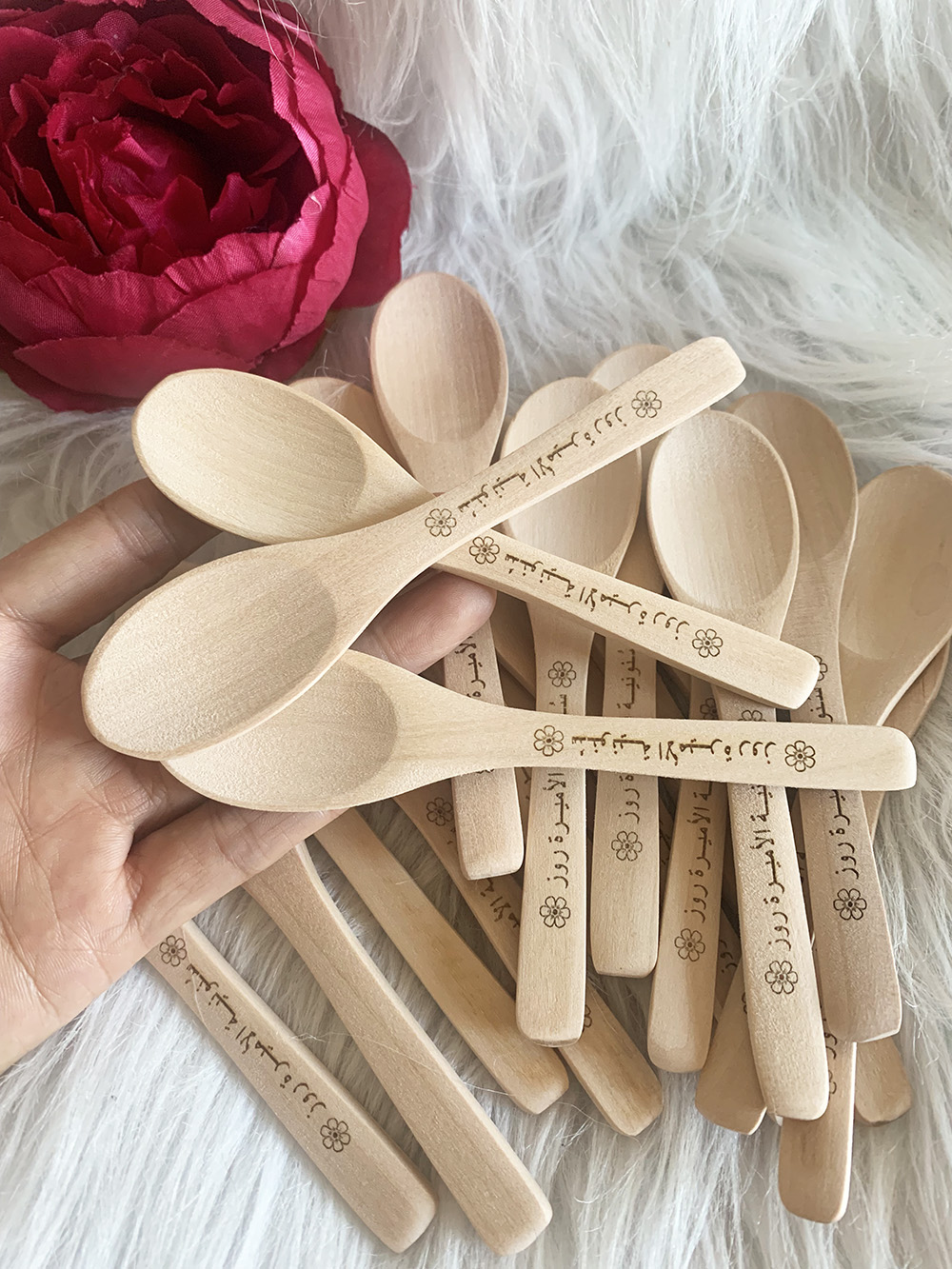 Cucchiaino in legno con logo p - Woodworking Logos recensione e prezzo