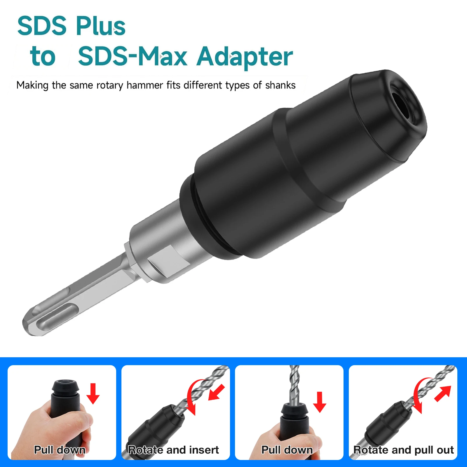 Adattatore da SDS-Plus a SDS-M - Woodworking Hammer recensione e prezzo