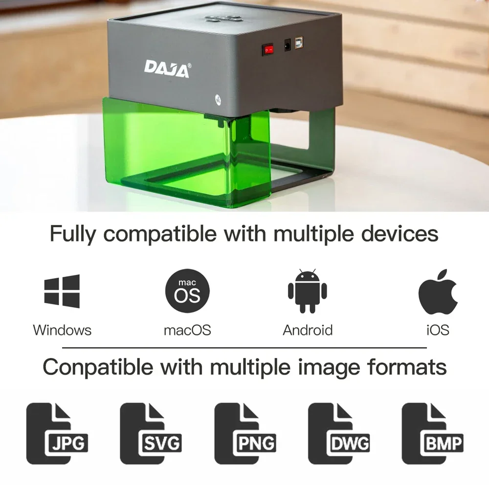 DAJA Incisore Laser CNC FAI DA - Woodworking Logo recensione e prezzo