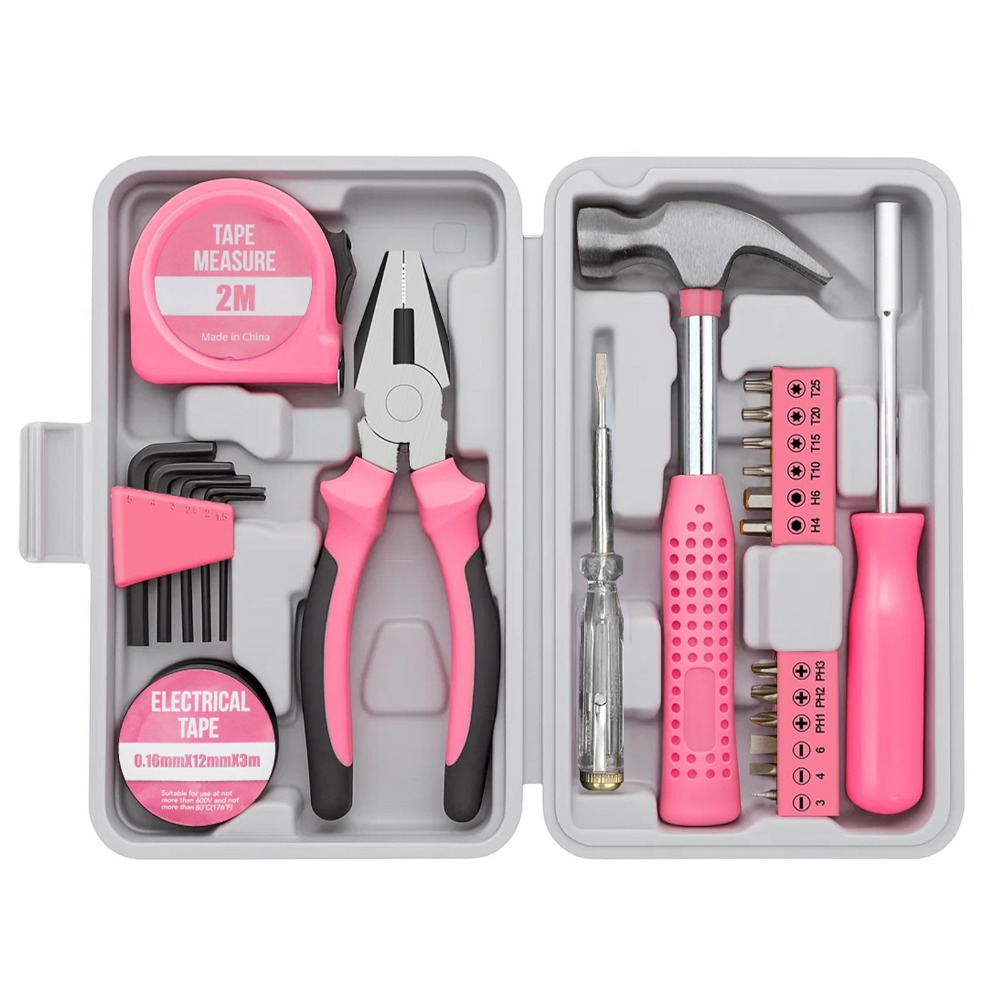 Kit di Attrezzi Portatili Rosa - Woodworking Hammer recensione e prezzo