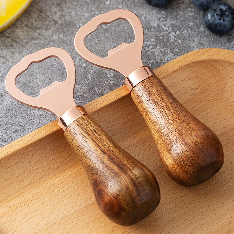 Apribottiglie per birra in acc - Woodworking Logos recensione e prezzo
